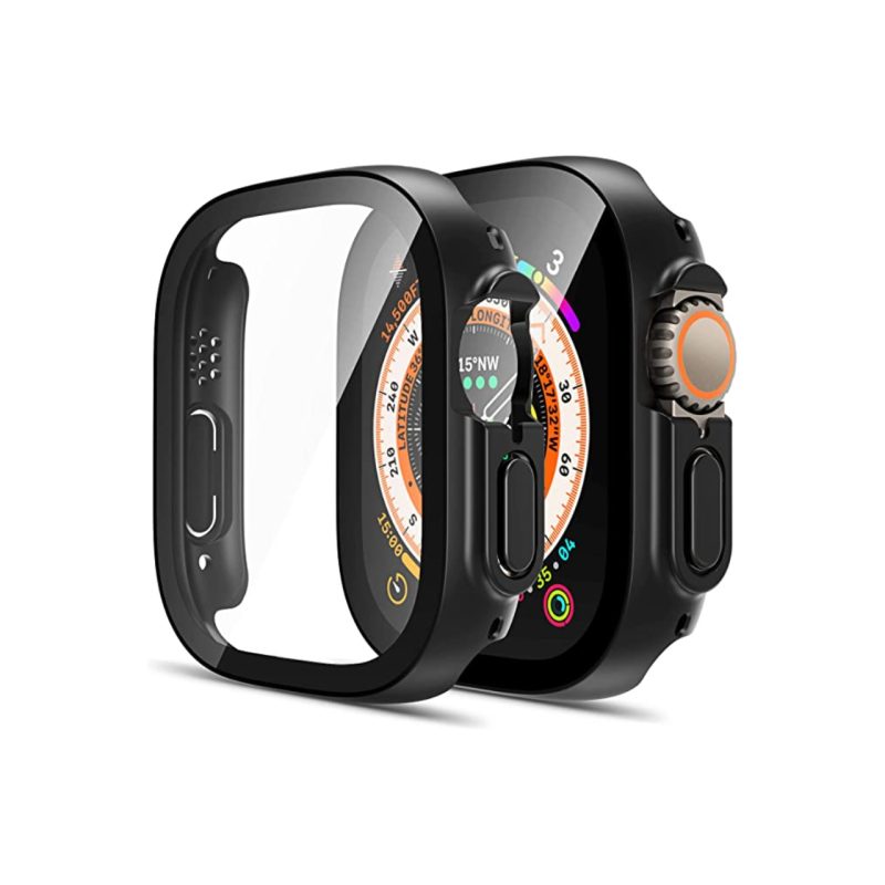 COTEetCI Screen Protector Bumper Protective Case for iWatch Ultra 49mm