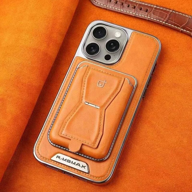 Premium Leather Case With Card Holder And Magsafe Support