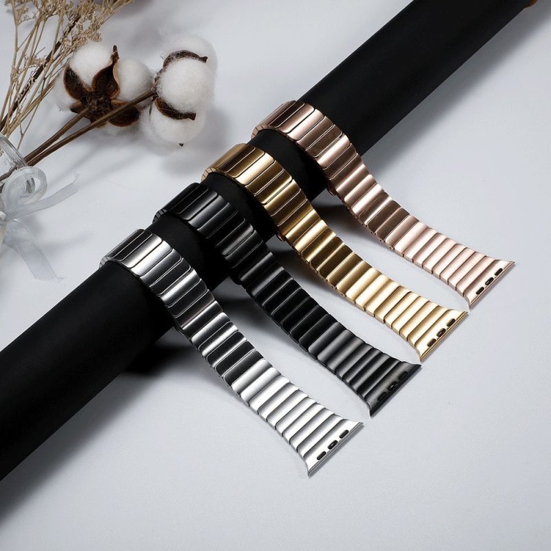 Premium Quality Butterfly Design Matel Chain For iWatch 42/44/45/46/49 mm