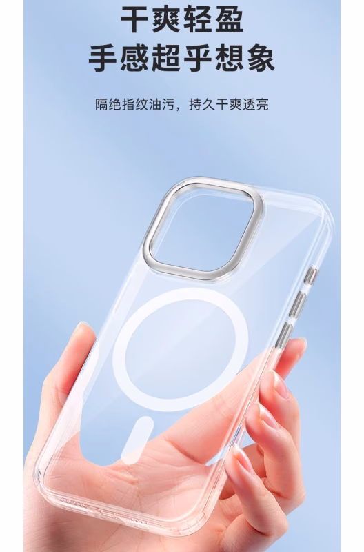 Momex Crystal Clear CaseWith Magsafe Support