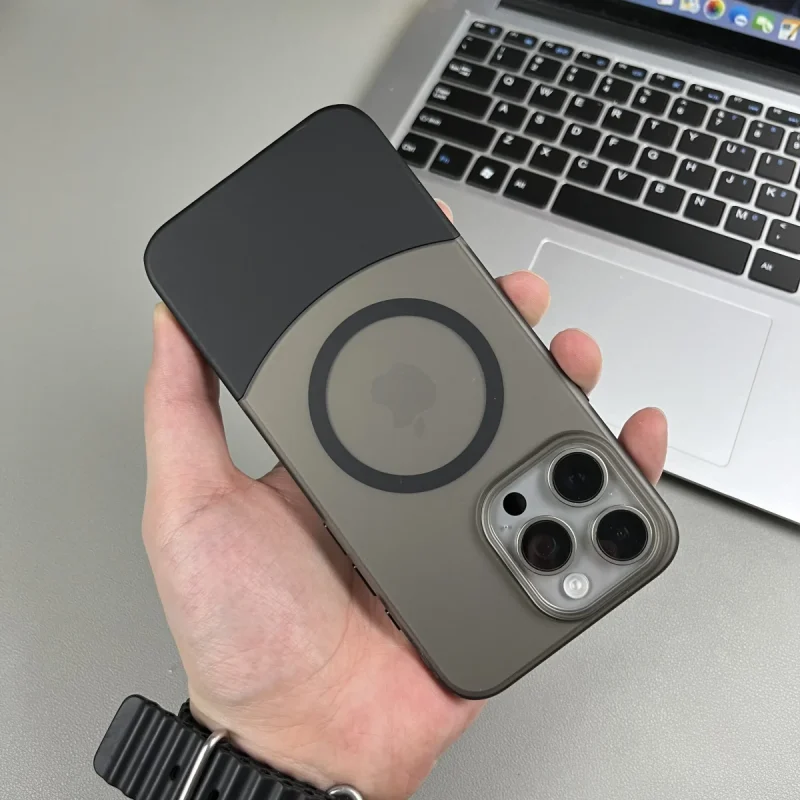 2 in One Hard PC Matte Transprent Case Available For Iphone