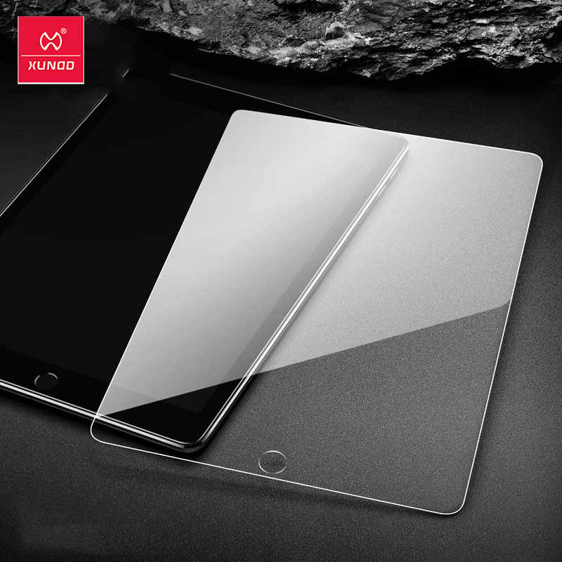 Xundd Tempered Film For iPad Screen Protector Curved Edge 2.5D Anti Fingerprint Scratch Proof Clear 9H Hardness Safe