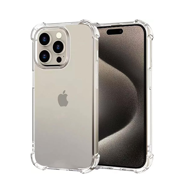 Clear Shockproof Case With Airbag Corner Support For Iphone