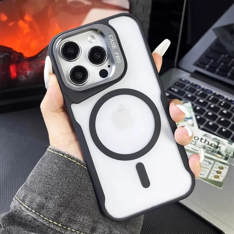 Case Pro Shockproof Anti Fall Magsafe Froster Design Case For Iphone