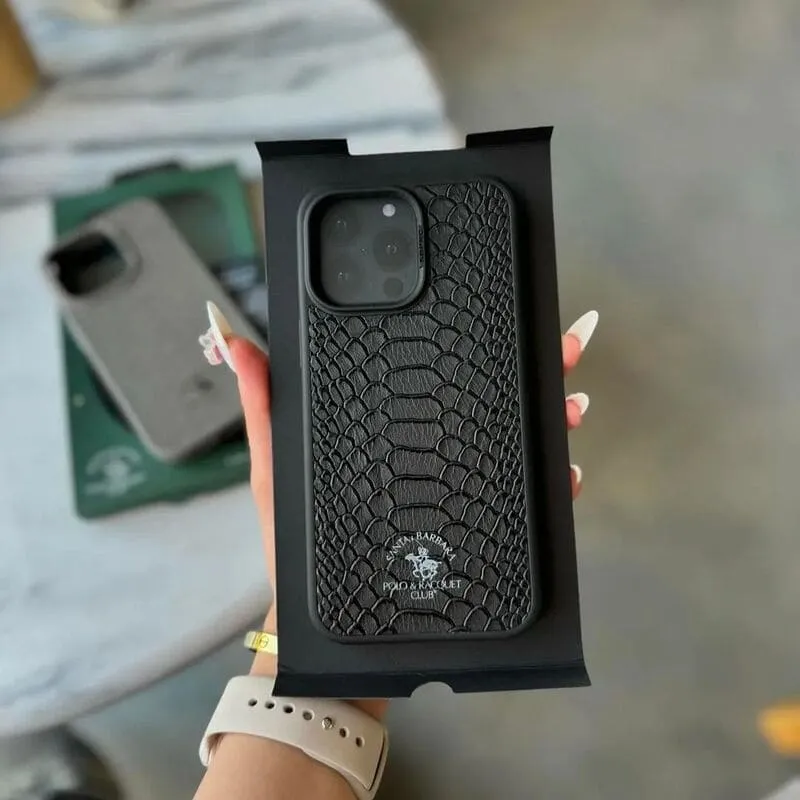 Santa Barbara Polo knight Series Leather Case For Iphone