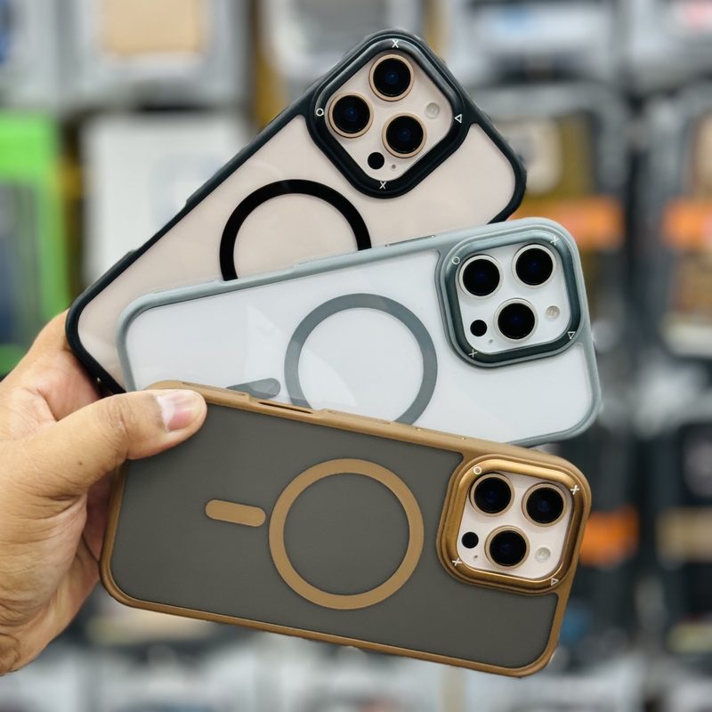 Premium Matte Hard Case With Magsafe Support Available for iphone