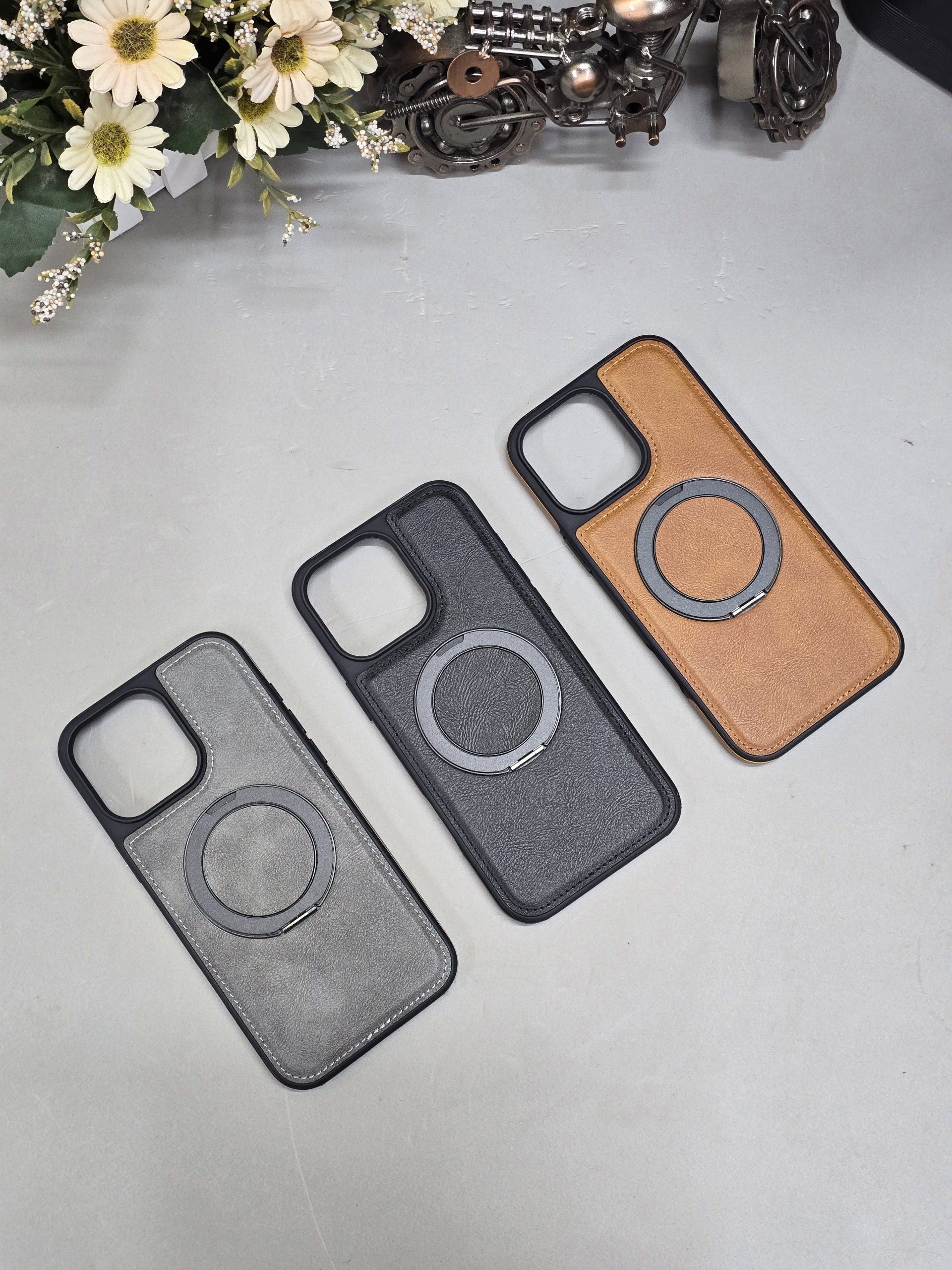 Pu-Leather-Magsafe-stand-case-2