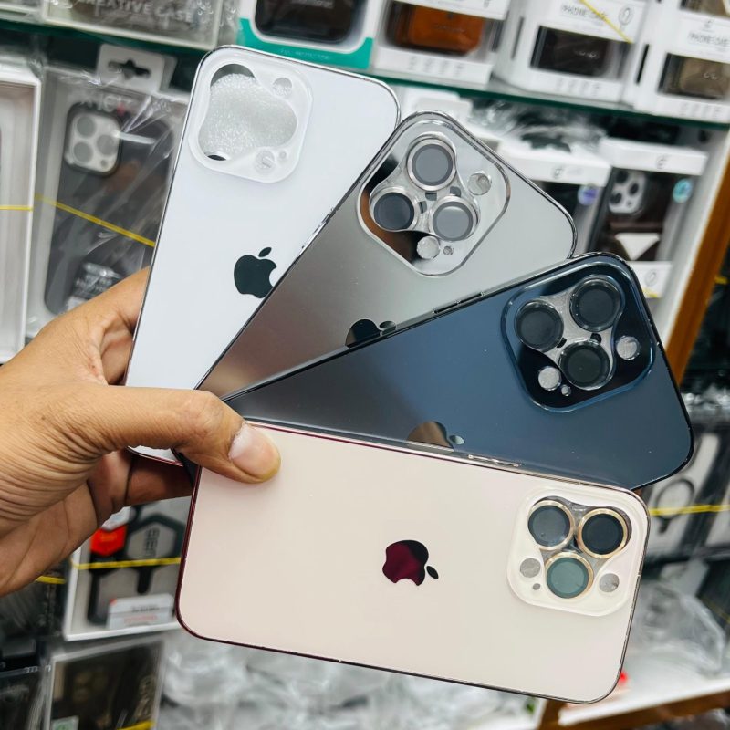 Matte Polycarbonte Hard Case With Camera Ring Lens Protection