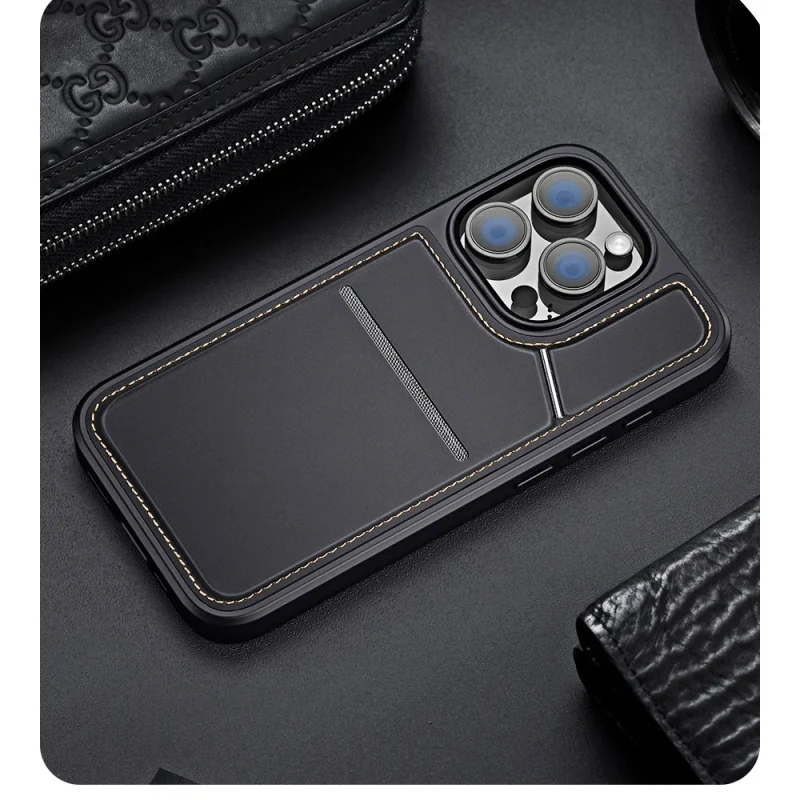 DUX DUCIS Rafi II Series case Compatible with MagSafe Card Slots and phone stand