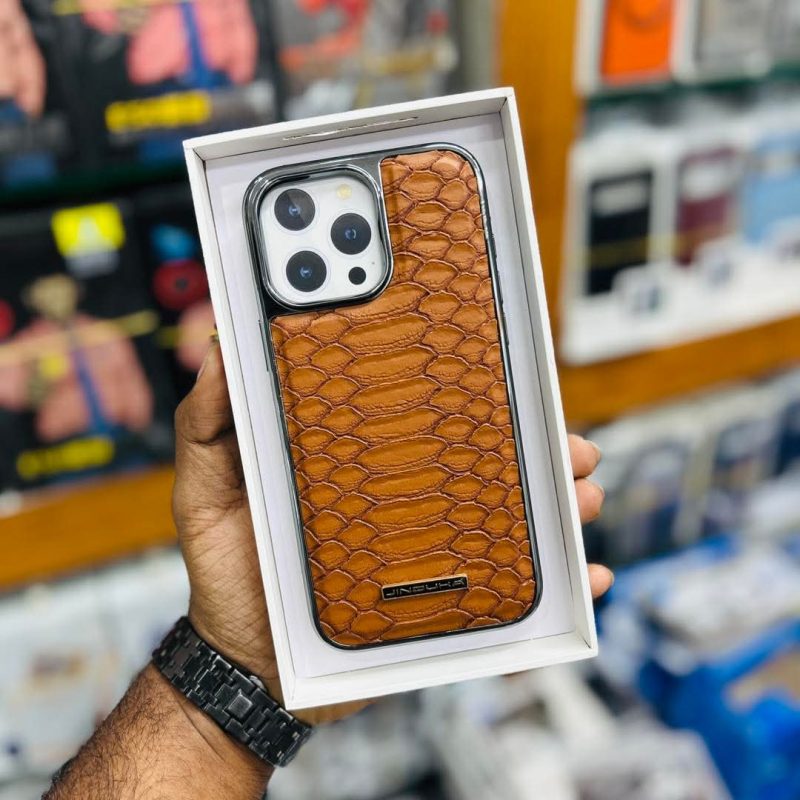 Jinduka Coco Leather Case With Under Micro Fabric Protection case