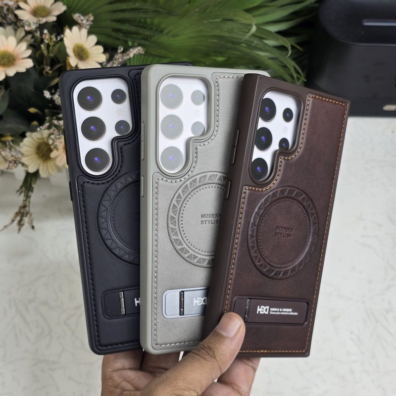 HDD Brand Best Premium Pu Leather Magsafe Support Hard With Stand System