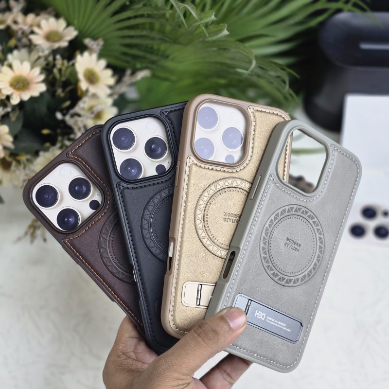 HDD Brand Best Premium Pu Leather Magsafe Support Hard With Stand System