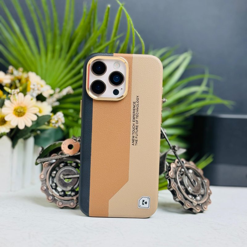 Kadiou Premium Leather Case With Metal Camera Bump Available With MagSafe Charging Support