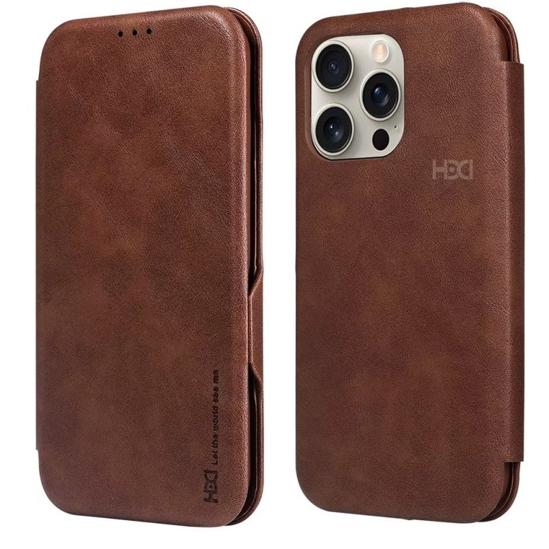 HDD Brand Premium Pu Leather Case With Magsafe Support