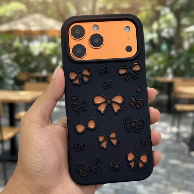 New Soft Silicon Butterfly Hollow Design Case Available For iPhone
