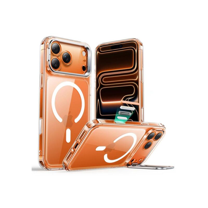 ESR iPhone 17 Series Clear Classic Stash Stand Case with Camera Control Button