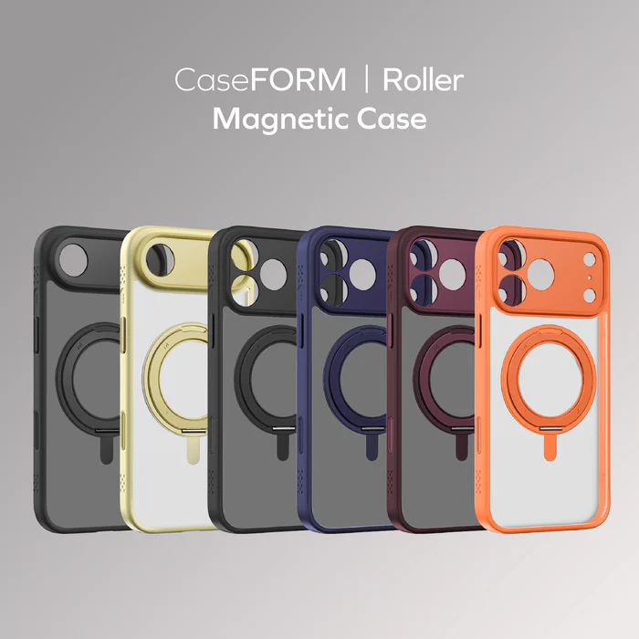 Momax CaseFORM Roller Magnetic Case iPhone 17 Pro Max | 17 Pro | 17 Air