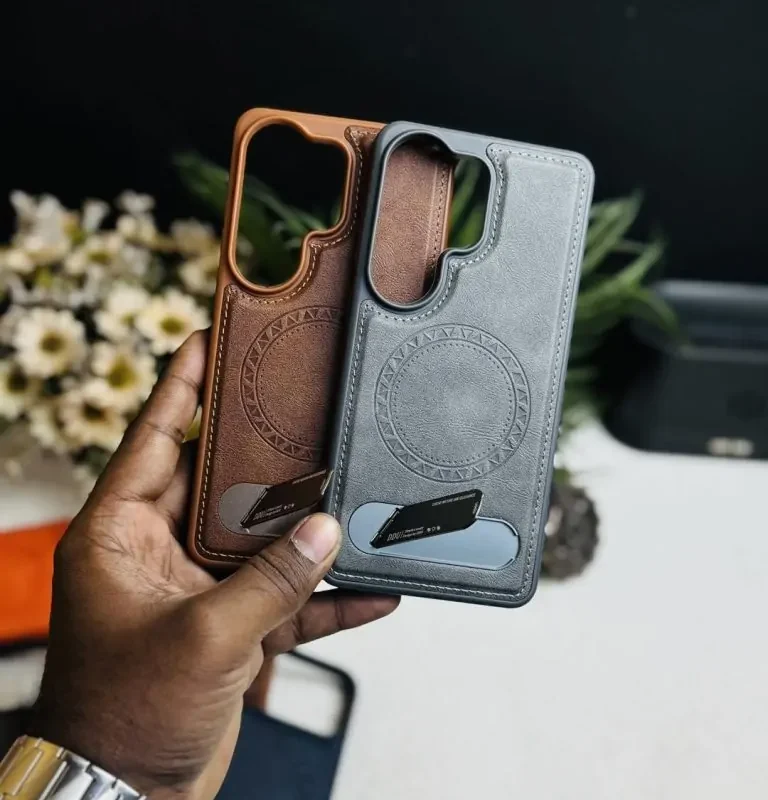 DDU premium Magsafe Leather Case With kickstand Available For Samsung S24 ultra,S25 Ultra,S26 Ultra