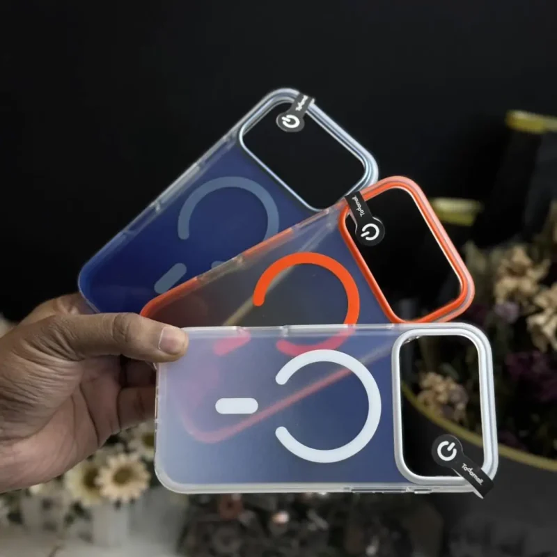 Tadamall Premium Glaze Gradient Case for iPhone 17 Pro Max, 17 Pro, 17 Air & 16 Pro Max – Iridescent High-Gloss Finish – MagSafe Supported Slim Cover