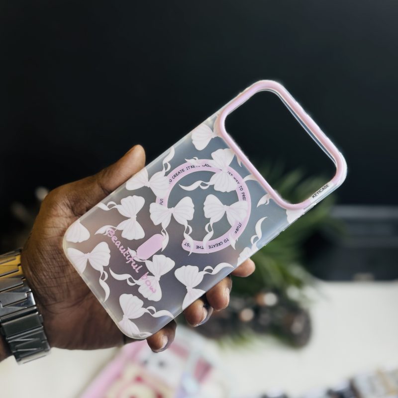 Keyi premium laser Gradient dual color case with MagSafe support case for iPhone