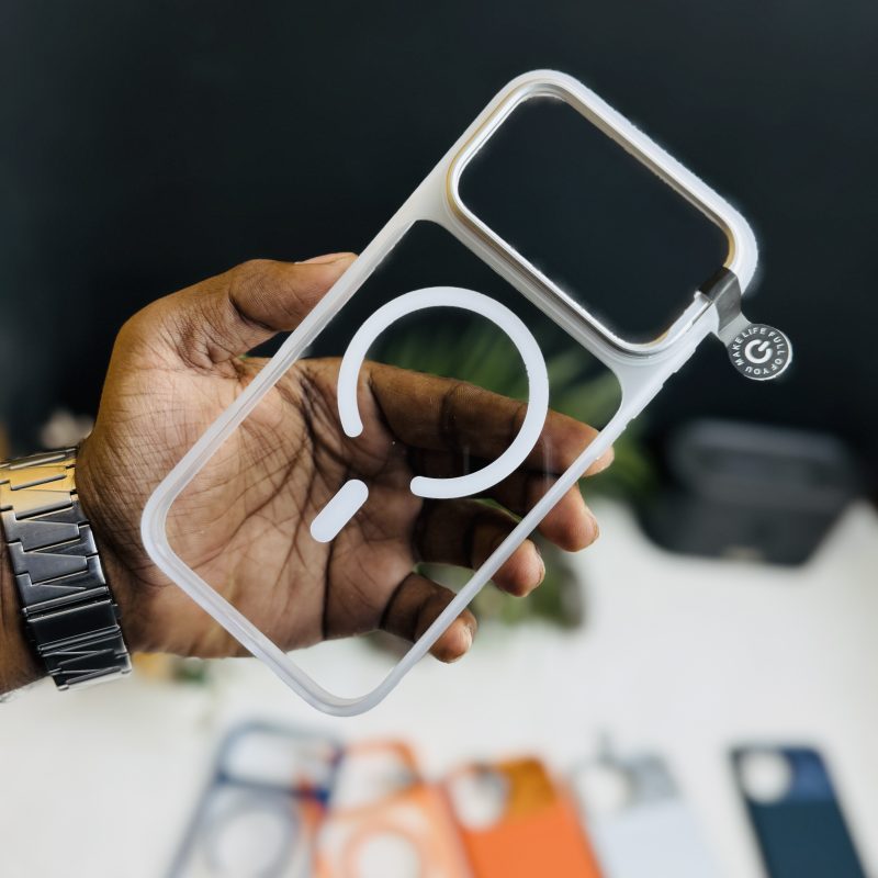 Tadamall Transparent Magsafe Support Stand Case Available for iphone 17pro Max, 17pro