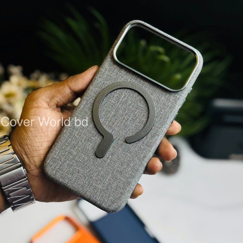 Premium Leather Texture MagSafe Case | iPhone 17 & 16 Pro Max
