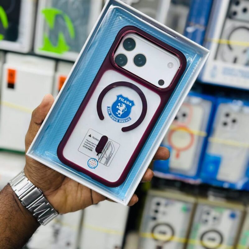 Filada TPU Bumper MagSafe Case with Metal High-Rise Camera Bump & Drop Protection for iPhone (16 Pro Max to 18 Pro Max) | Best Price in Bangladesh