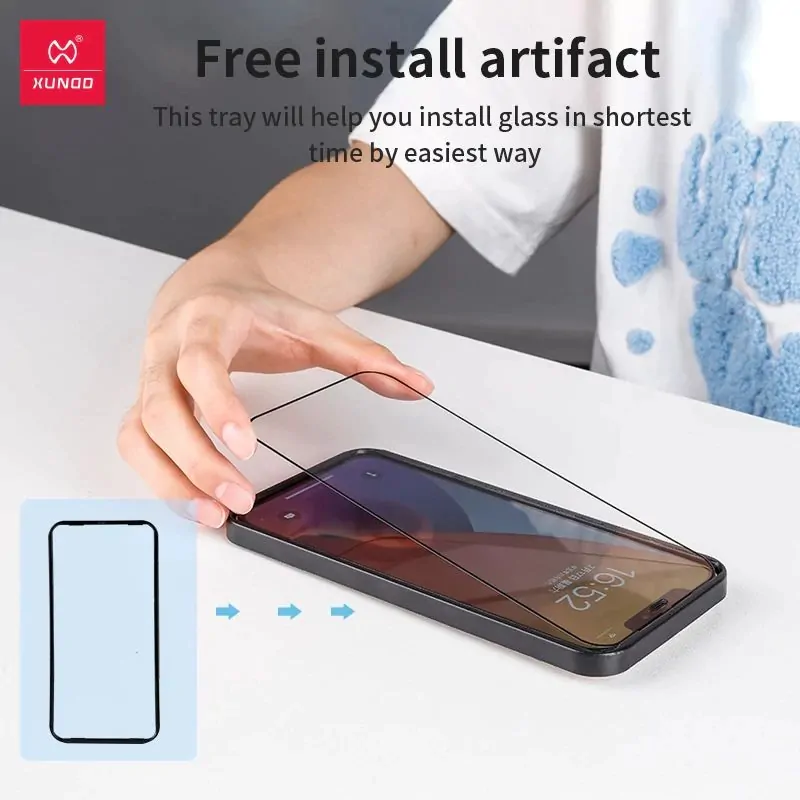 XUNDD 9H Tempered Glass Screen Protector for IPhone